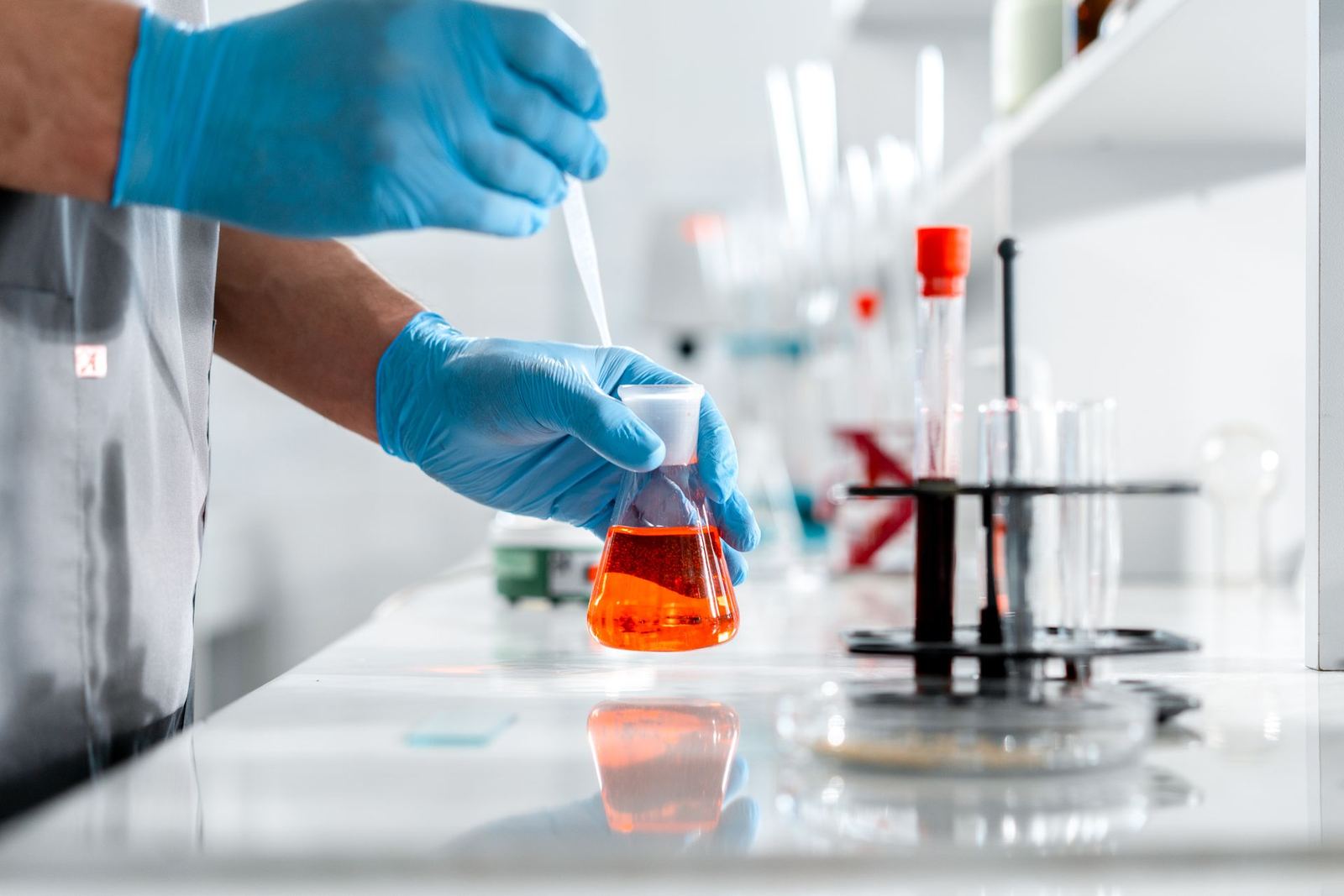 Drop off your sample and follow your reliable report online